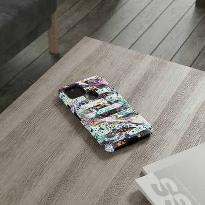 Abstract Green Purple Android Case (Protective) Phone Case