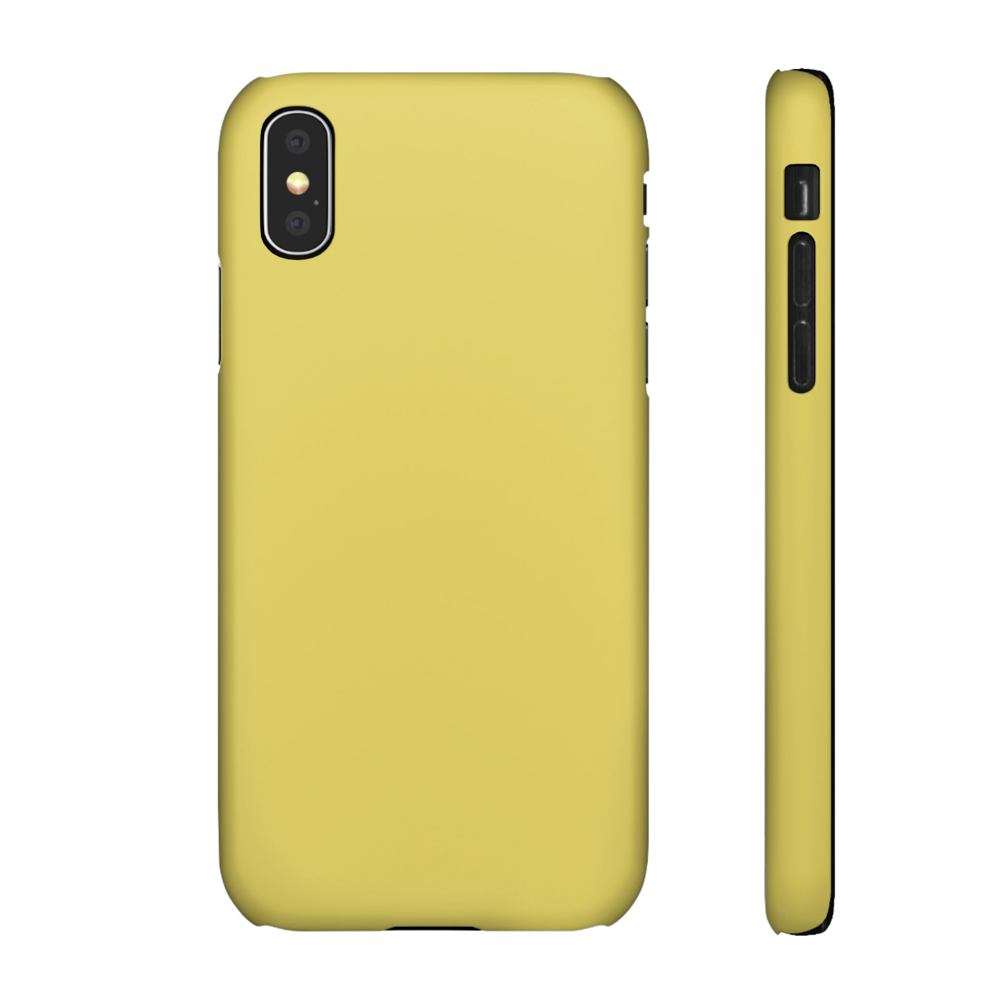 Arylide Yellow iPhone Case (Slim) iPhone X Matte Phone Case