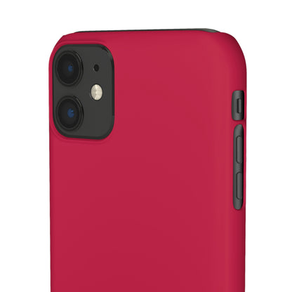 Bright Maroon iPhone Case (Slim) Phone Case