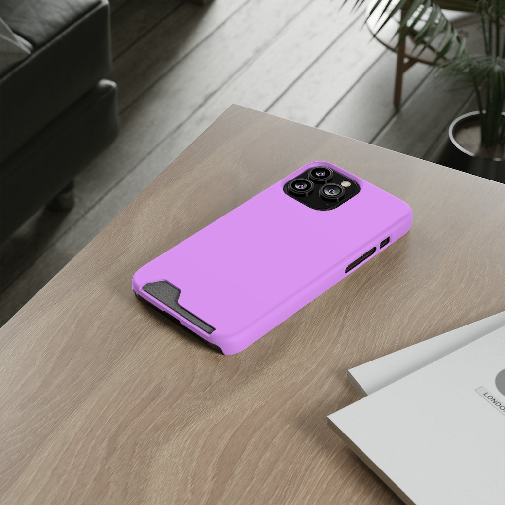 Bright Lilac iPhone Case (Card) Phone Case