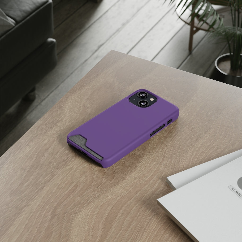 Dark Lavender iPhone Case (Card) Phone Case