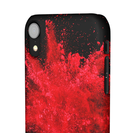 Red Explosion iPhone Case (Slim) Phone Case