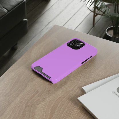 Bright Lilac iPhone Case (Card) Phone Case