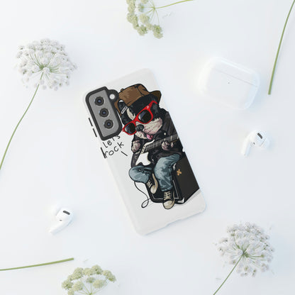 Rock n Roll Dog Android Case (Protective) Phone Case