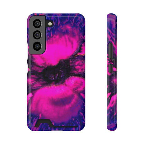 Deep Pink Ink Art Android Case (Card) Samsung Galaxy S22 Glossy Without gift packaging Phone Case