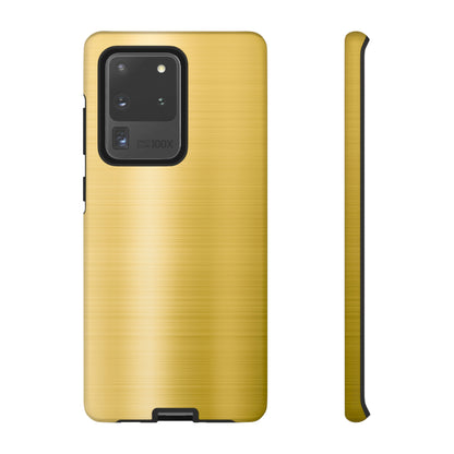 Gold Metal Android Case (Protective) Samsung Galaxy S20 Ultra Matte Phone Case