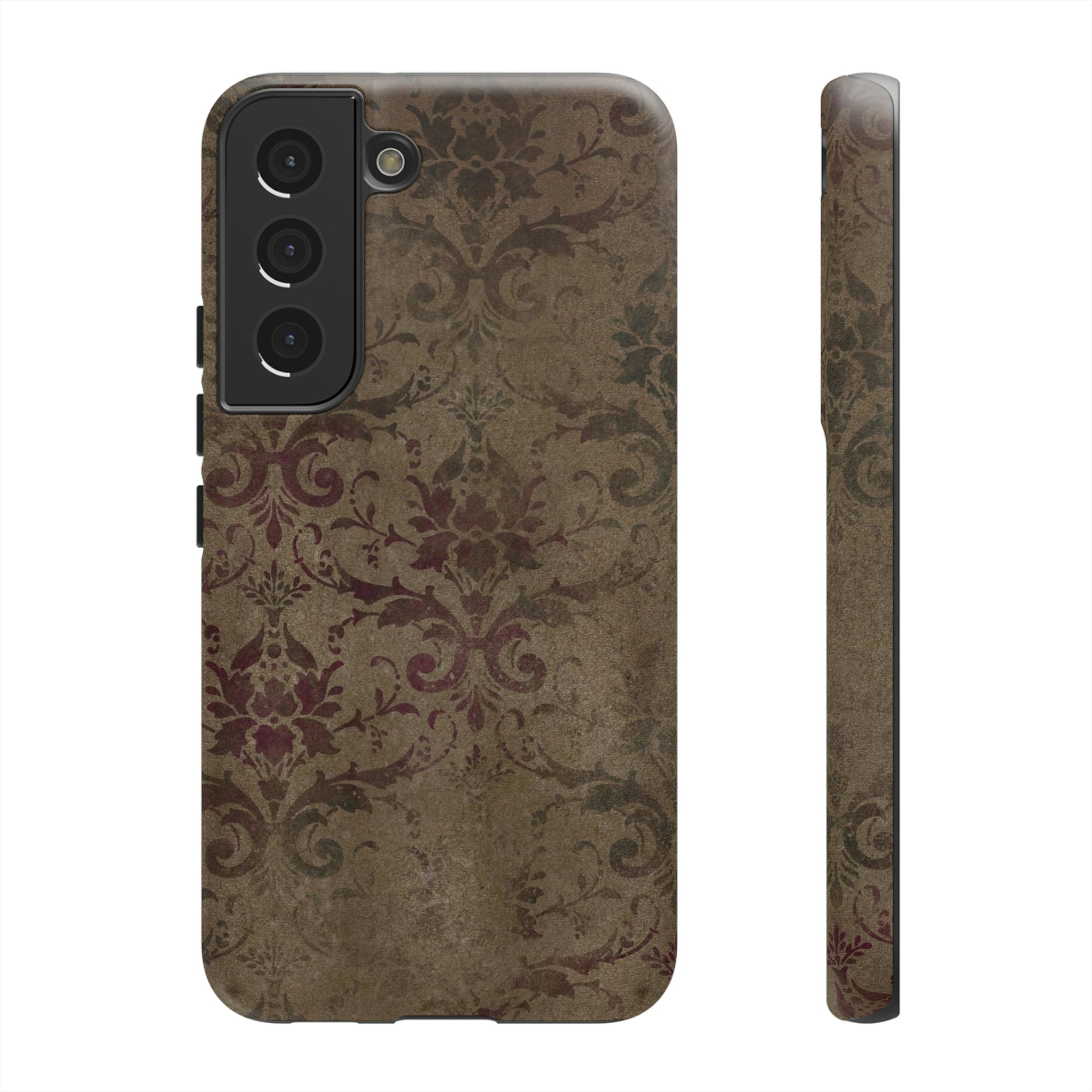 Olage Gothic Flower Samsung Case (Protective) Samsung Galaxy S22 Matte Phone Case