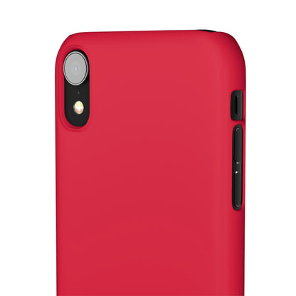 Crimson Red iPhone Case (Slim) Phone Case