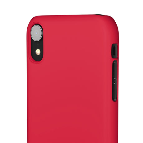 Crimson Red iPhone Case (Slim) Phone Case