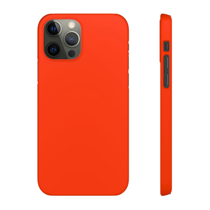 Coquelicot Orange iPhone Case (Slim) iPhone 12 Pro Matte Phone Case