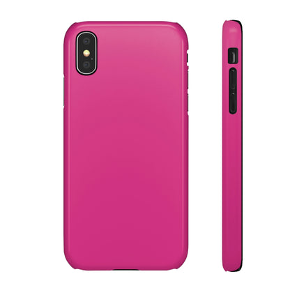 Deep Cerise iPhone Case (Slim) iPhone X Glossy Phone Case