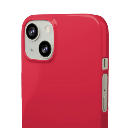 Crimson Red iPhone Case (Slim) Phone Case