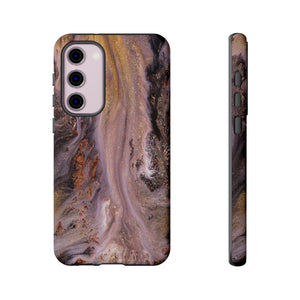 Pink Marble Ink Art Android Case (Protective) Samsung Galaxy S23 Plus Matte Phone Case