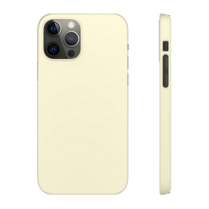 Cornsilk White iPhone Case (Slim) iPhone 12 Pro Matte Phone Case