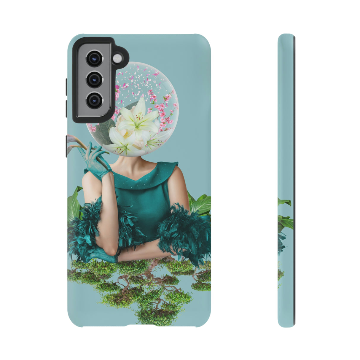 Contemporary Portrait Android Case (Protective) Samsung Galaxy S21 Plus Matte Phone Case