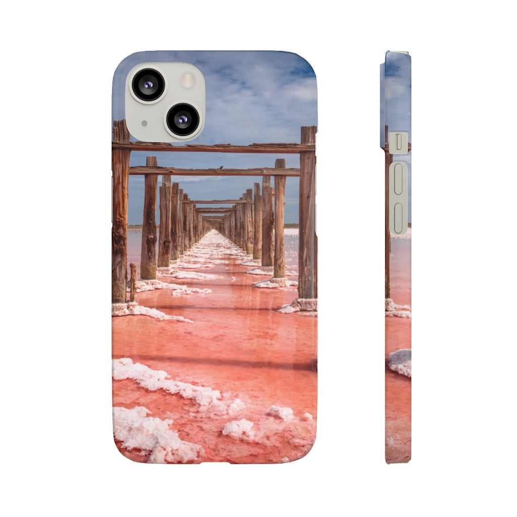 Pink Color of Salt Lake Samsung/iPhone (Slim) Phone Case