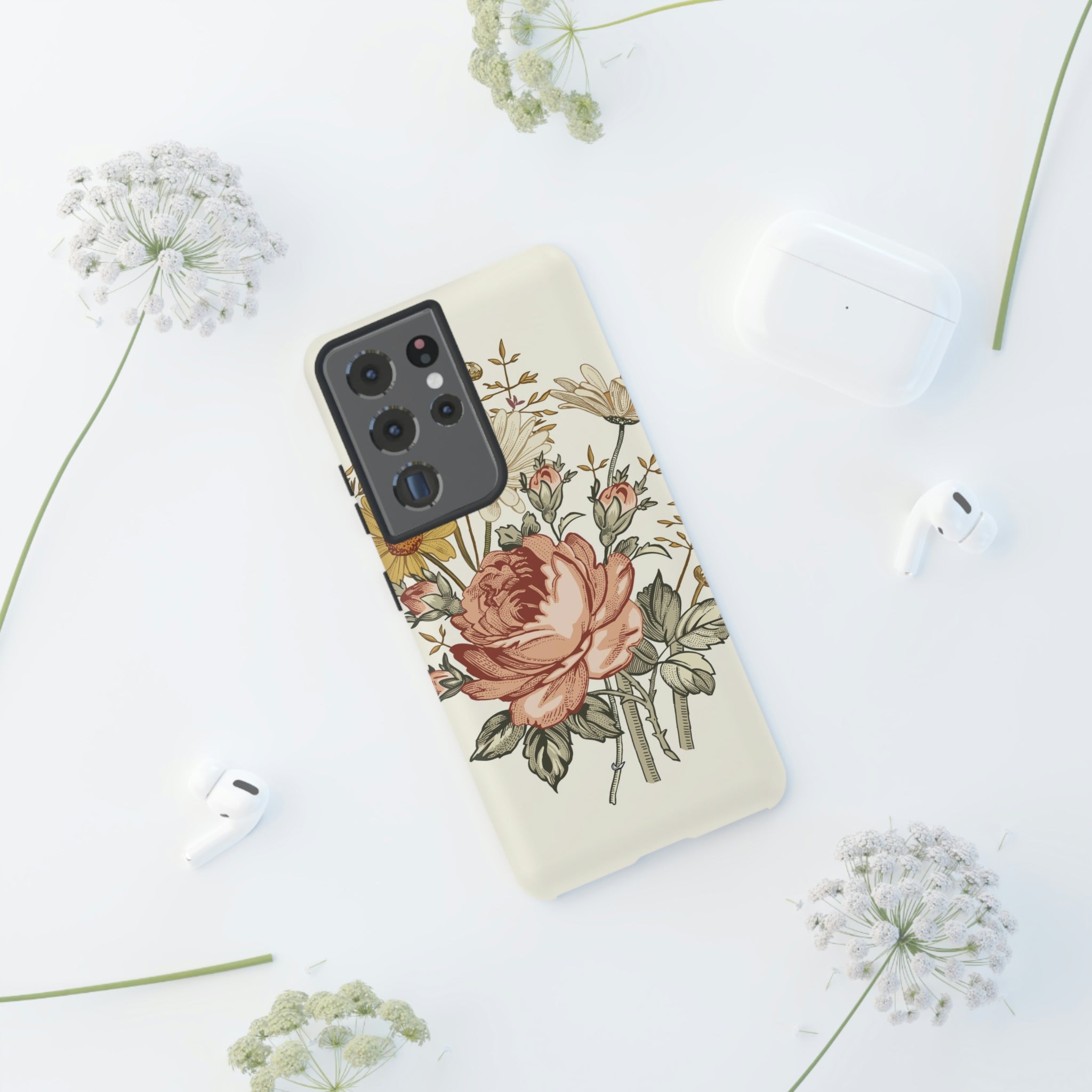 Bouquet Vintage Flower Samsung Case (Protective) Phone Case