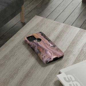 Pink Marble Ink Art Android Case (Protective) Phone Case