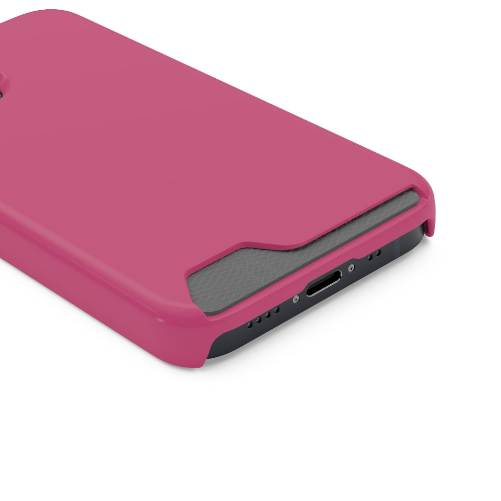 Fuchsia Rose iPhone Case (Card) Phone Case