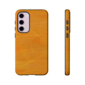 Abstract Orange Android Case (Protective) Samsung Galaxy S23 Plus Matte Phone Case