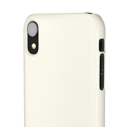 Floral White iPhone Case (Slim) Phone Case