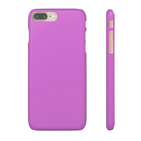 French Mauve iPhone Case (Slim) iPhone 8 Plus Glossy Phone Case