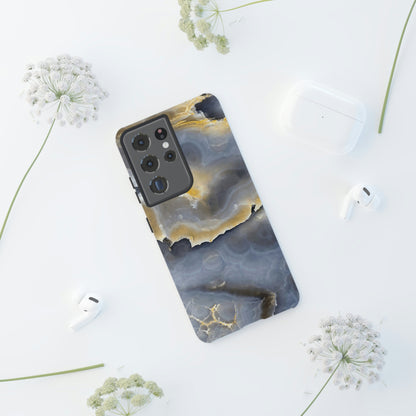 Marble Blue Gold Android Case (Protective) Phone Case