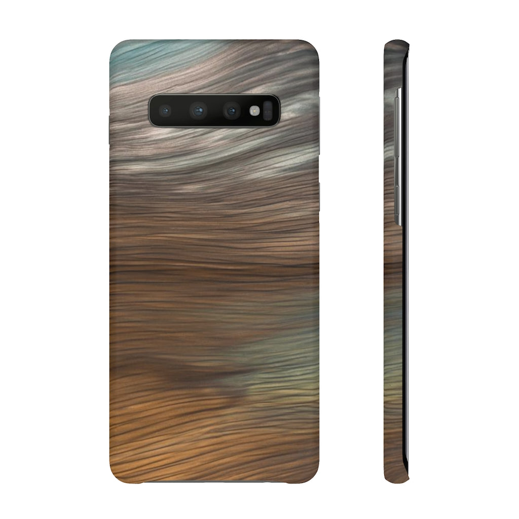 Silver Ink Art Android Case (Slim) Samsung Galaxy S10 Matte Phone Case