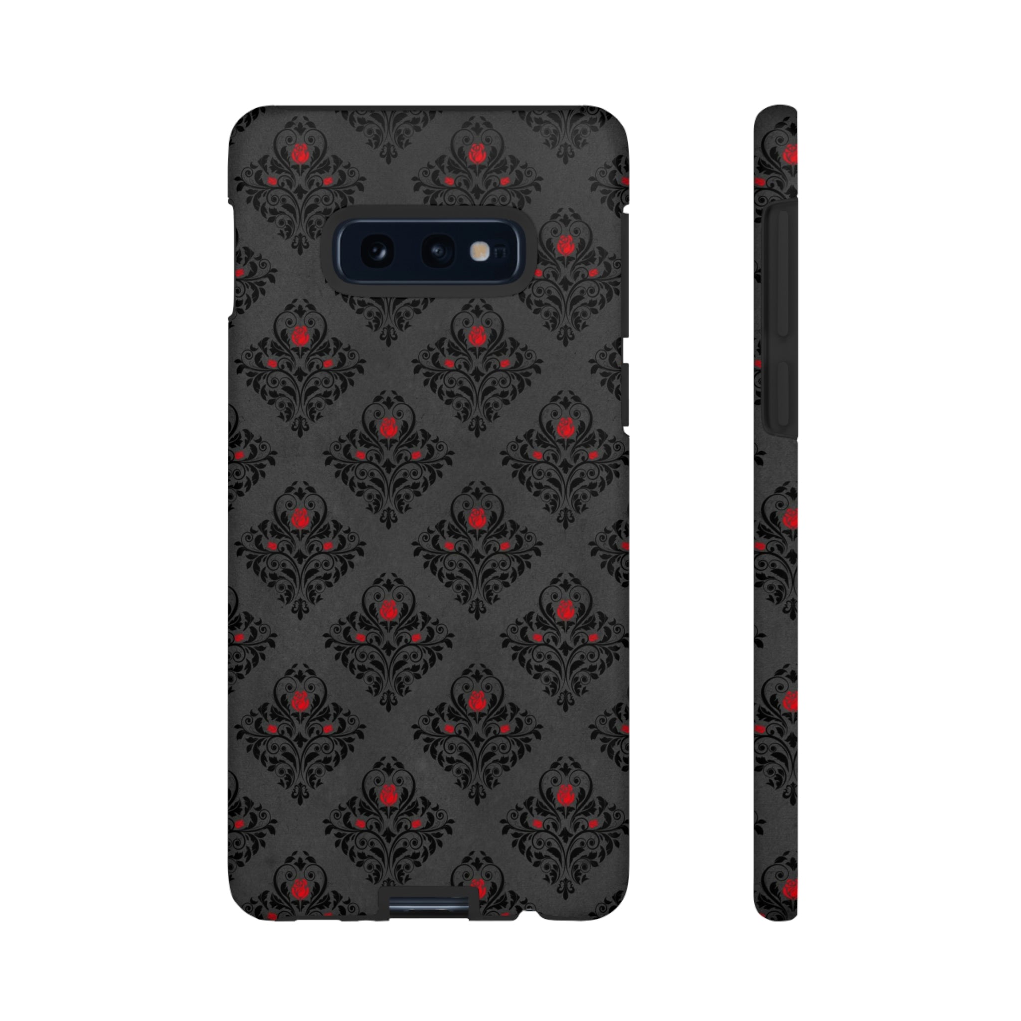 Pixrose Gothic Flower Samsung Case (Protective) Samsung Galaxy S10E Matte Phone Case