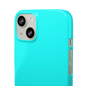 Aqua Blue iPhone Case (Slim) Phone Case