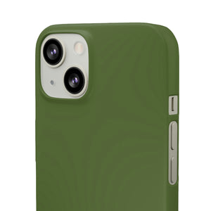 Dark Olive Green iPhone Case (Slim) Phone Case