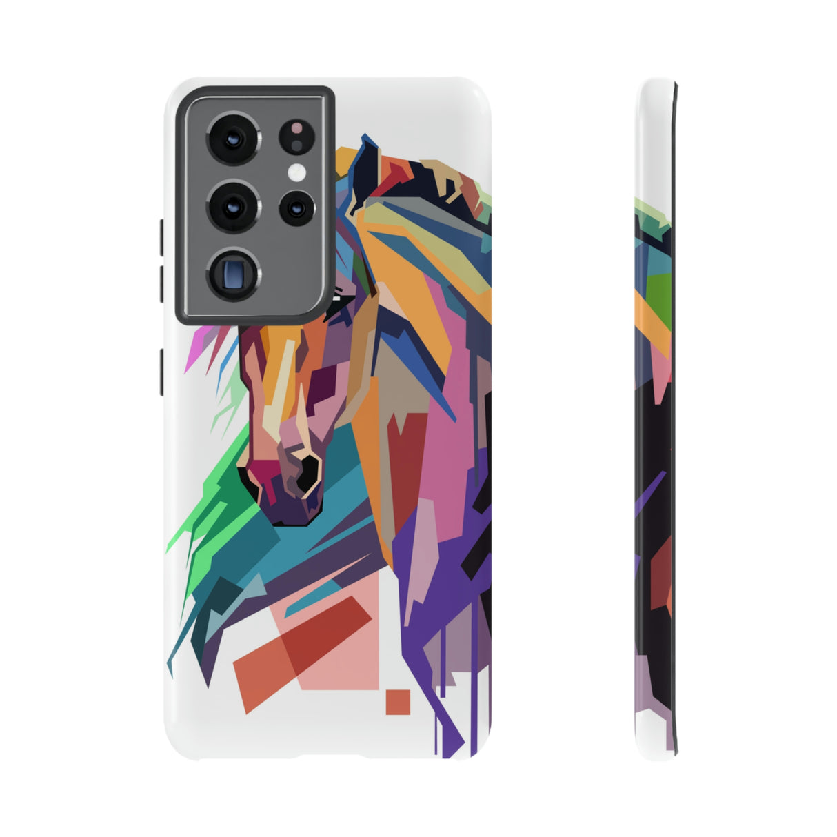 Illustration Horse Android Case (Protective) Samsung Galaxy S21 Ultra Glossy Phone Case