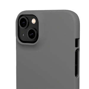 Dim Gray iPhone Case (Slim) Phone Case