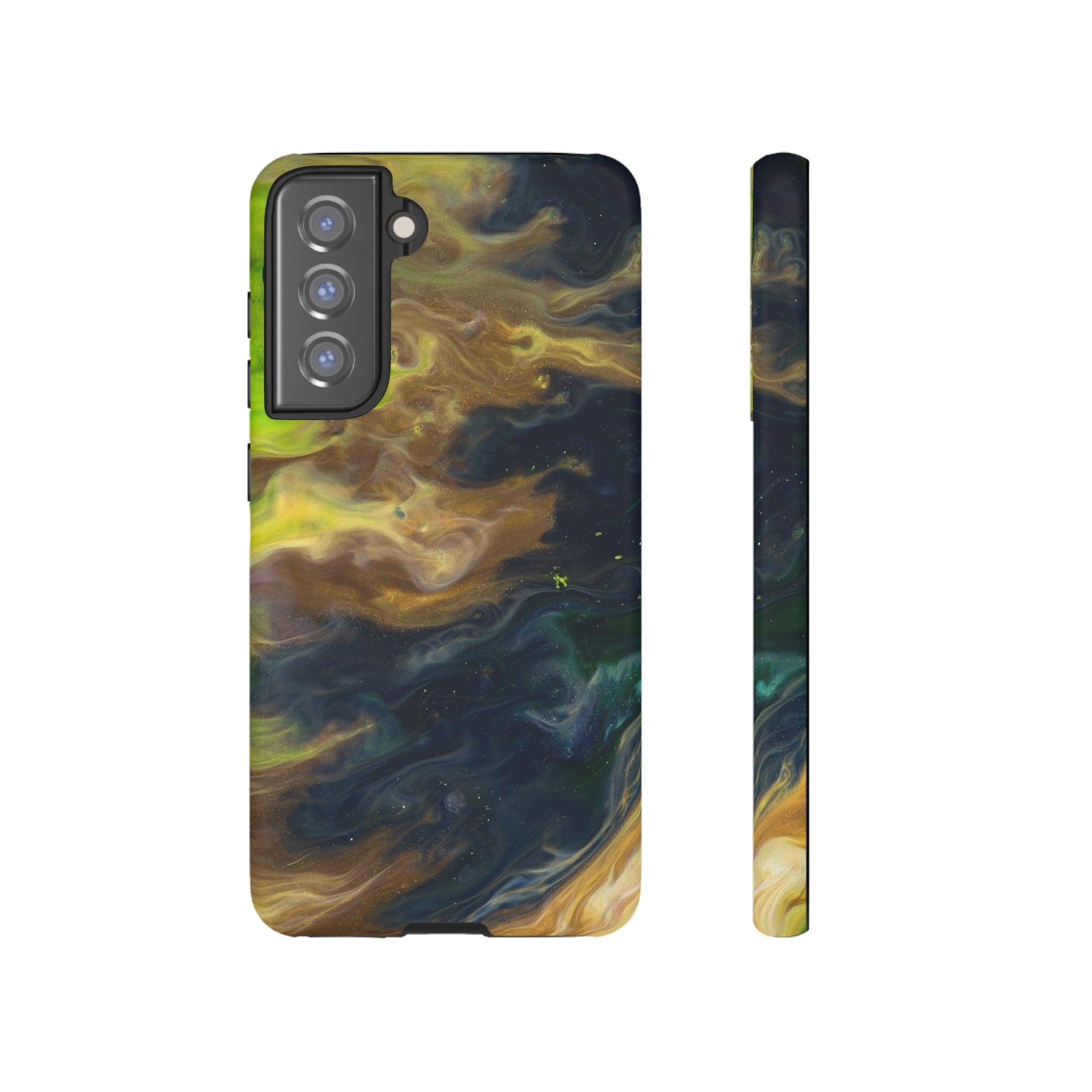 Toxic Ink Art Android Case (Protective) Samsung Galaxy S21 FE Matte Phone Case