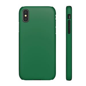 Dark Spring Green iPhone Case (Slim) iPhone X Matte Phone Case