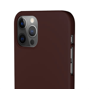 Dark Sienna Purple iPhone Case (Slim) Phone Case