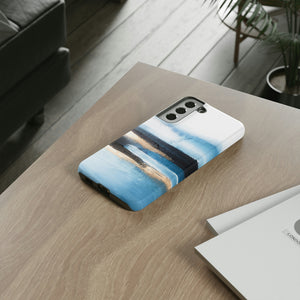 Abstract Blue Oil Painting Android Case (Protective) Phone Case