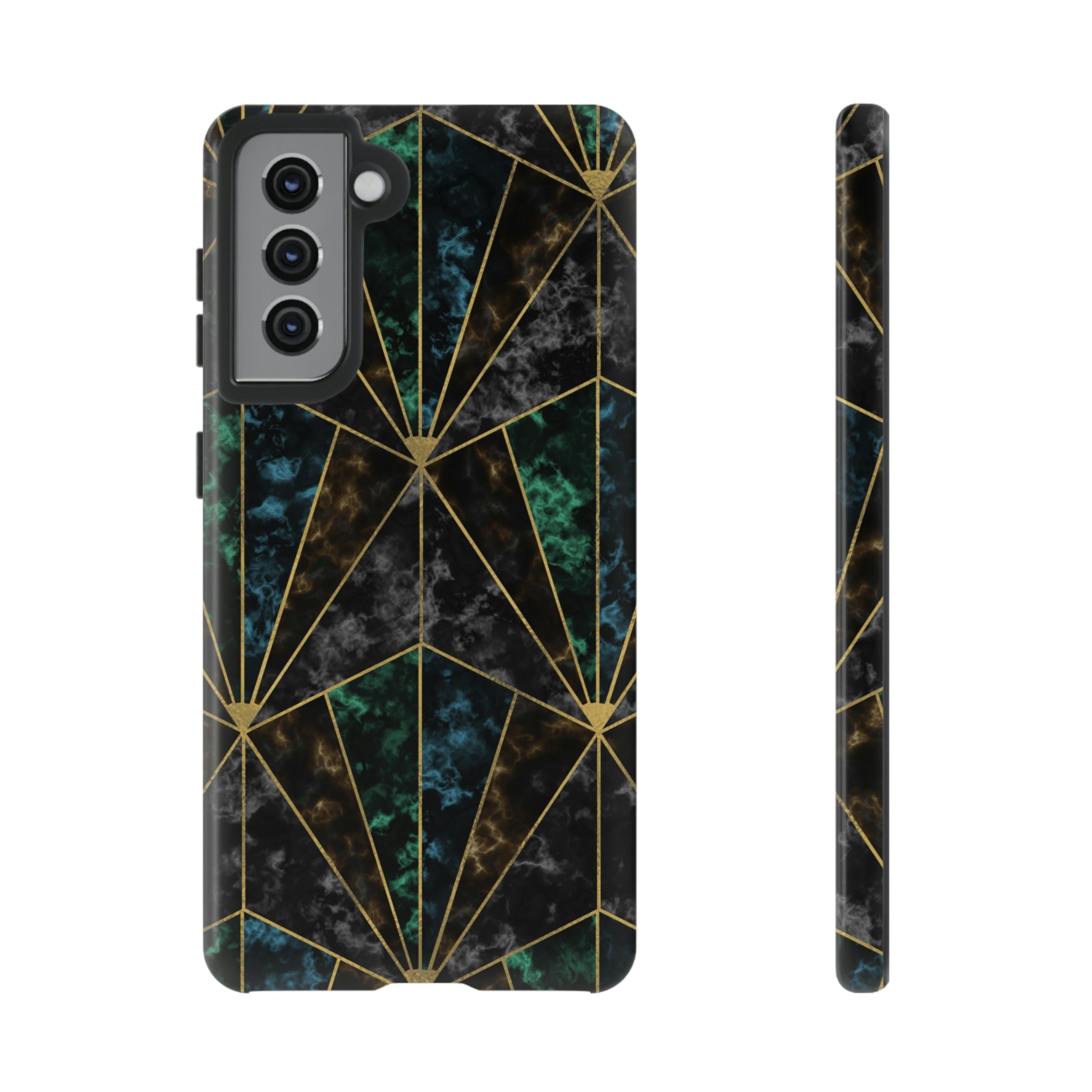 Art Deco Mirror Android Case (Protective) Samsung Galaxy S21 Glossy Phone Case