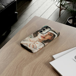 Lady White Hat Android Case (Protective) Phone Case