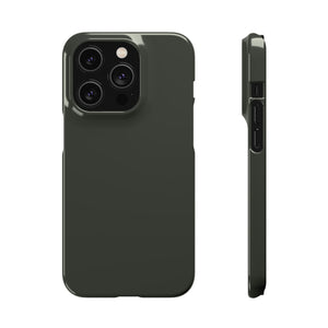 Black Olive iPhone Case (Slim) iPhone 14 Pro Glossy Phone Case