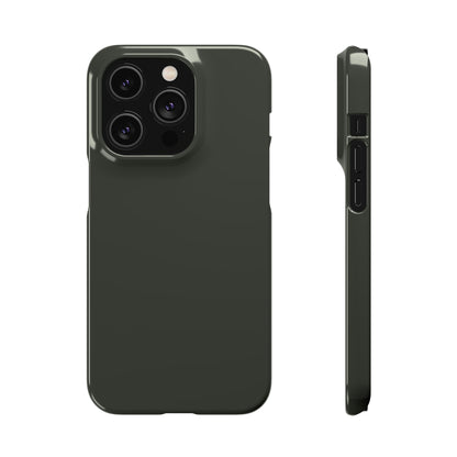 Black Olive iPhone Case (Slim) iPhone 14 Pro Glossy Phone Case