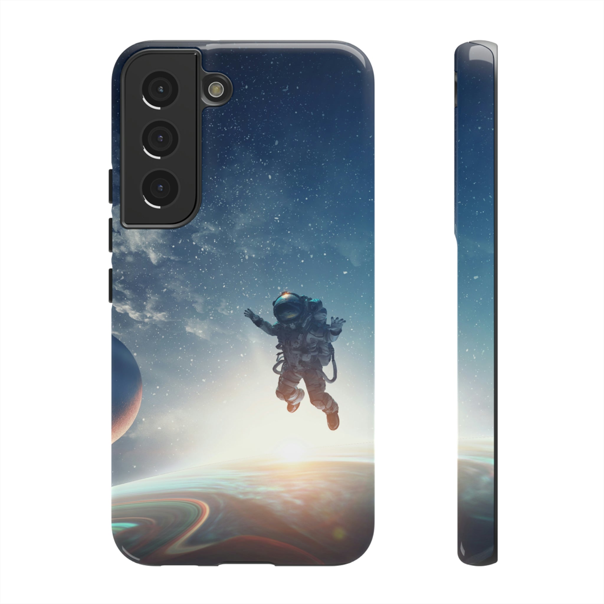 Astronaut Freefloat Android Case (Protective) Samsung Galaxy S22 Glossy Phone Case