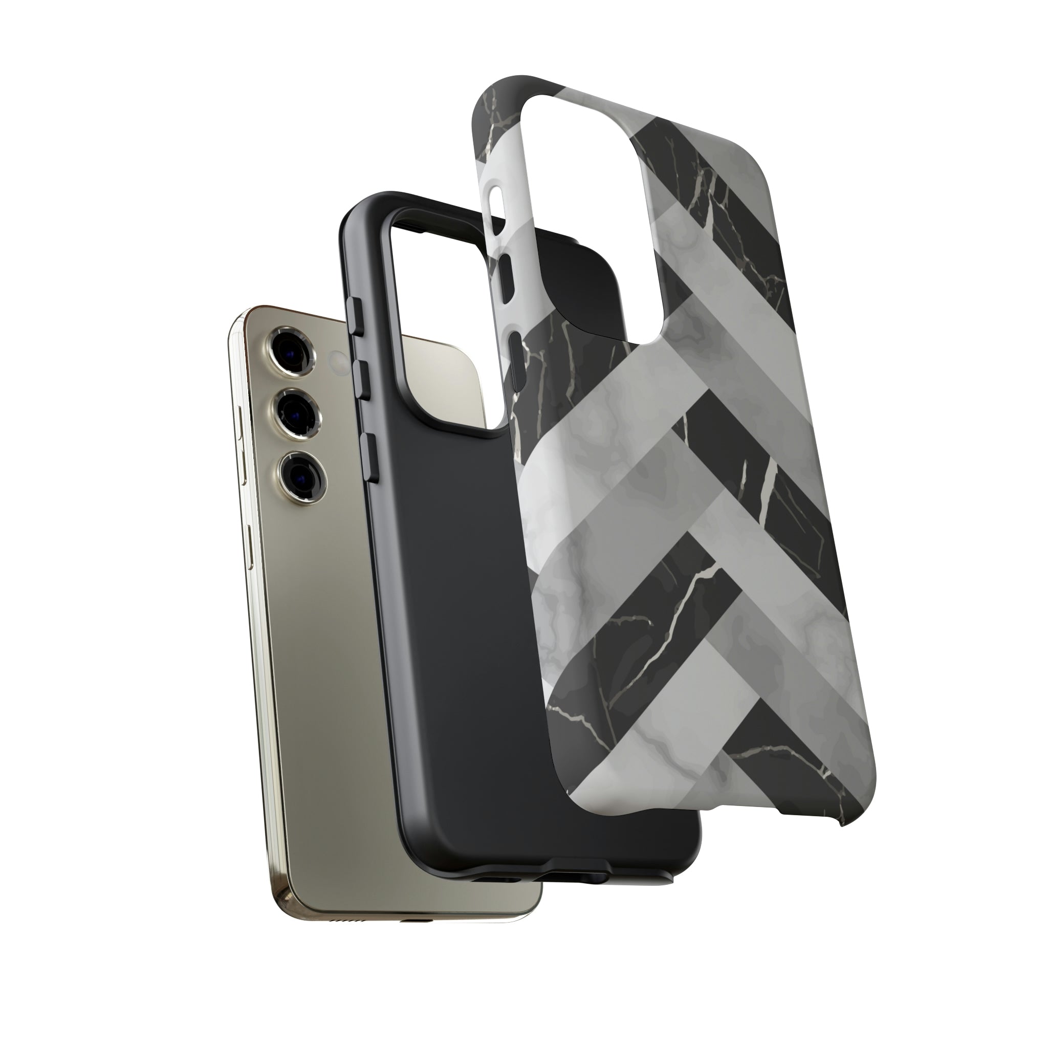 Grey Herringbone Android Case (Protective) Phone Case