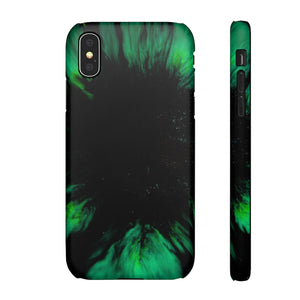 Northen Star Gaze Ink Art iPhone Case (Slim) iPhone X Matte Phone Case