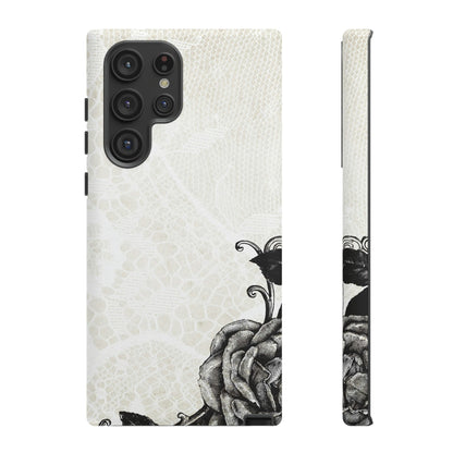 Rosett Gothic Flower Samsung Case (Protective) Samsung Galaxy S22 Ultra Matte Phone Case