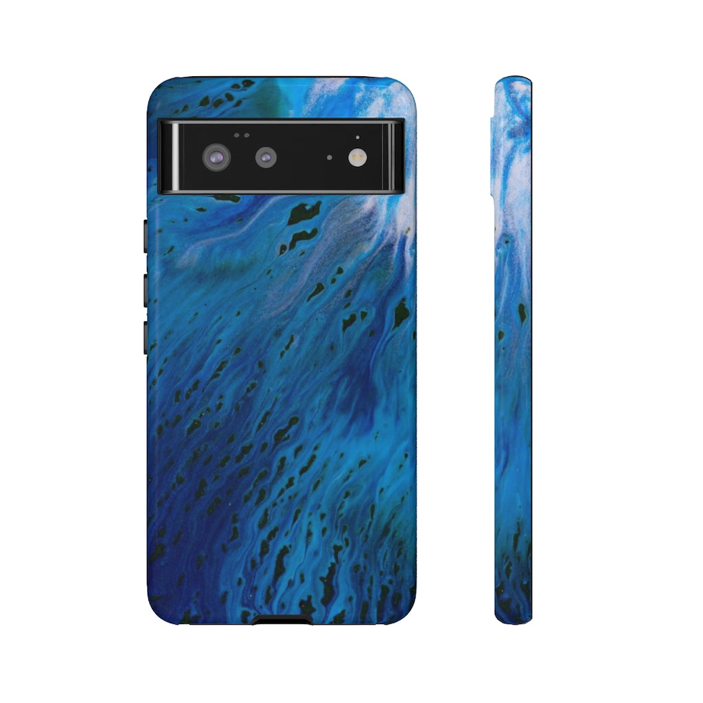 Blue River Ink Art Android Case (Protective) Google Pixel 6 Glossy Phone Case