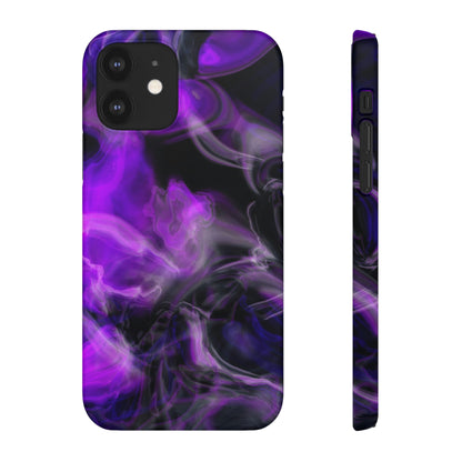 Purple Marble iPhone Case (Slim) iPhone 12 Matte Phone Case