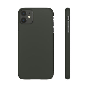 Black Olive iPhone Case (Slim) iPhone 11 Matte Phone Case