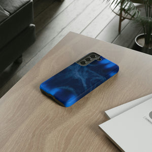 Blue Space Ink Art Android Case (Protective) Phone Case