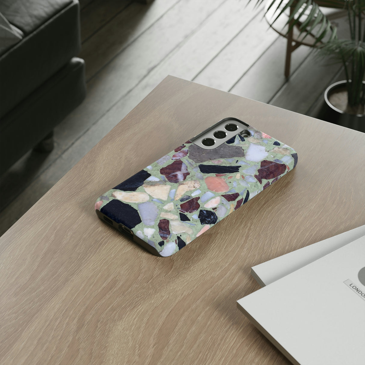 Terrazzo in Green Android Case (Protective) Phone Case